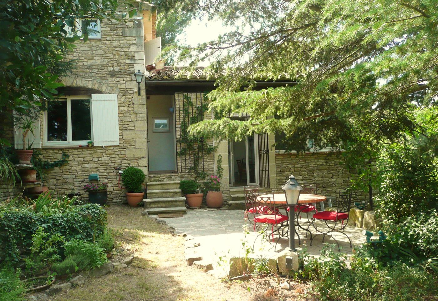 Terrasse des Ferienhauses