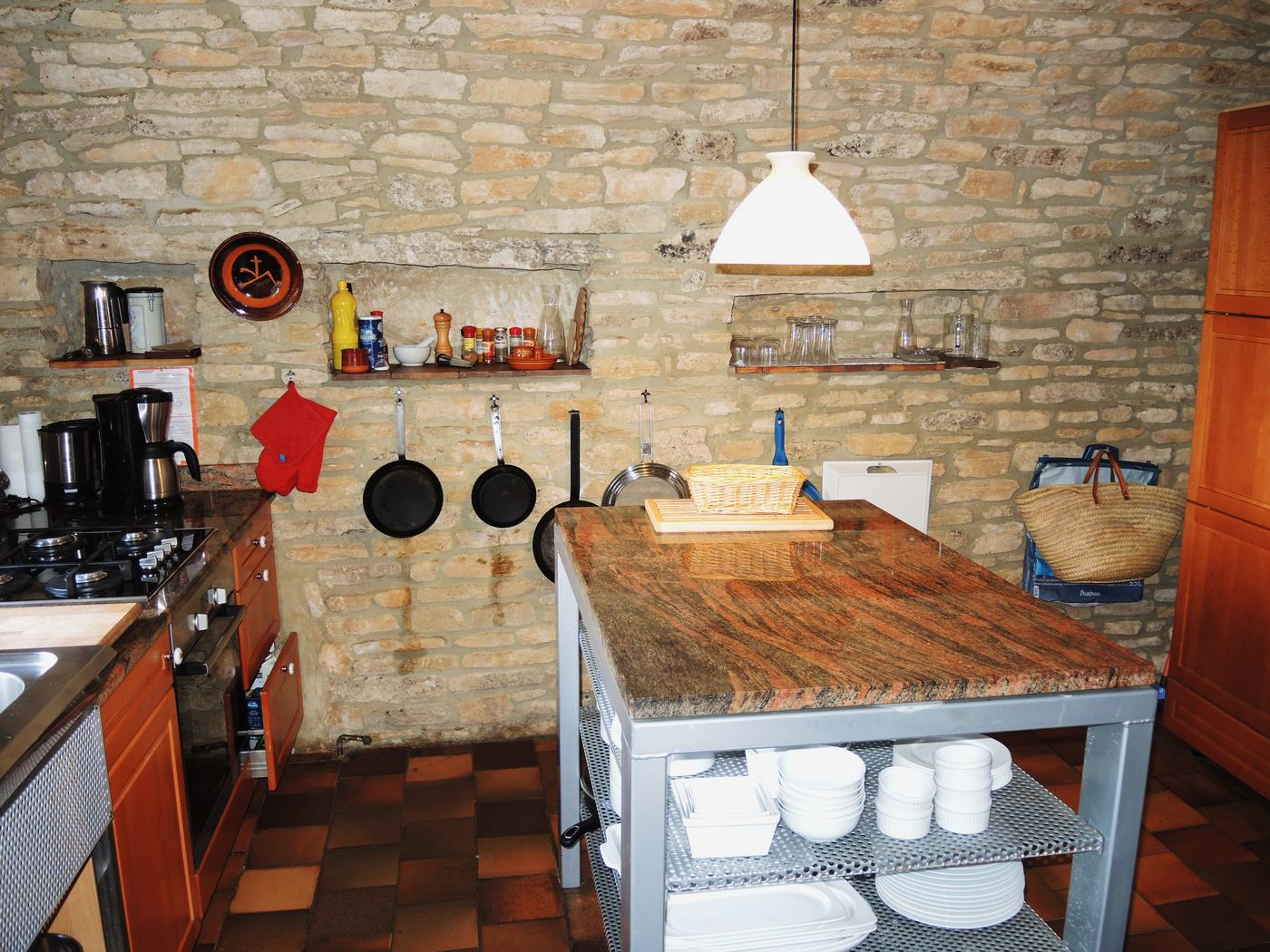Küche des Ferienhauses, Ansicht 3